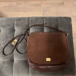 Ralph Lauren Suede and Leather Bag